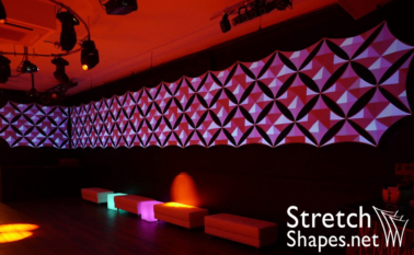 stage backdrop stretch tiles projection club