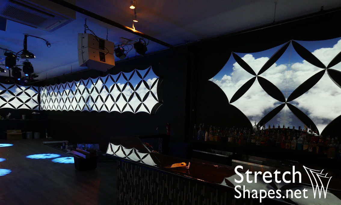 Stage Club Stretch Spandex Panel Wall tiles