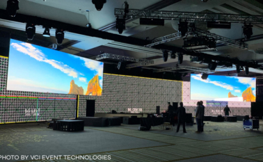 Borderless Projection Screens at event