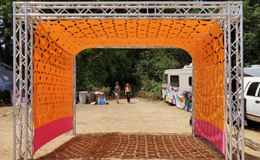 festival tunnel