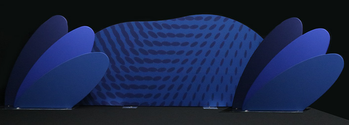 Stretch Shapes 2D Forms Covered In High Performance Stretch Fabric